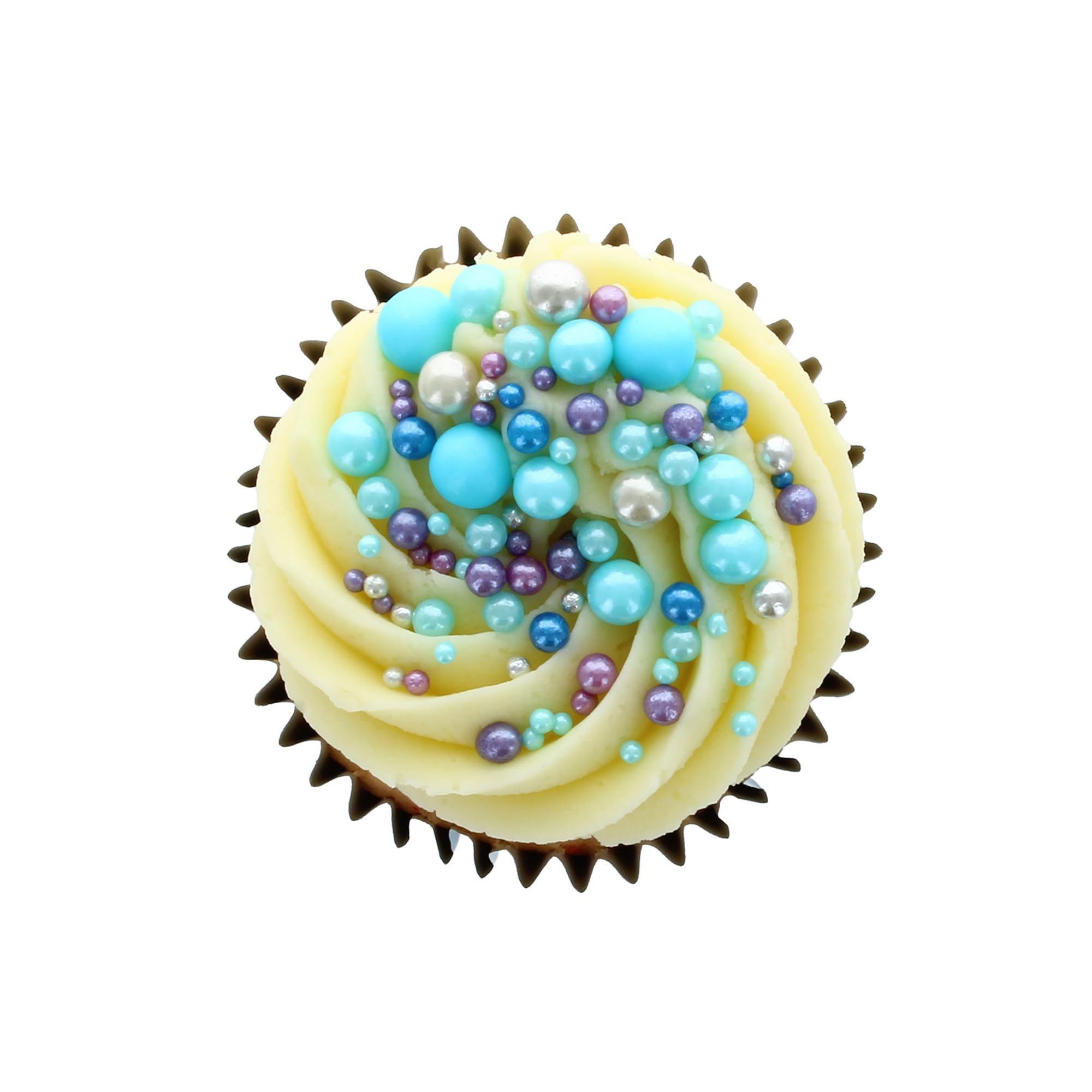 Baked with Love - Aqua Pearl Sprinkles Blue, Purple, Silver Sugar Cake Decorations 100g 3
