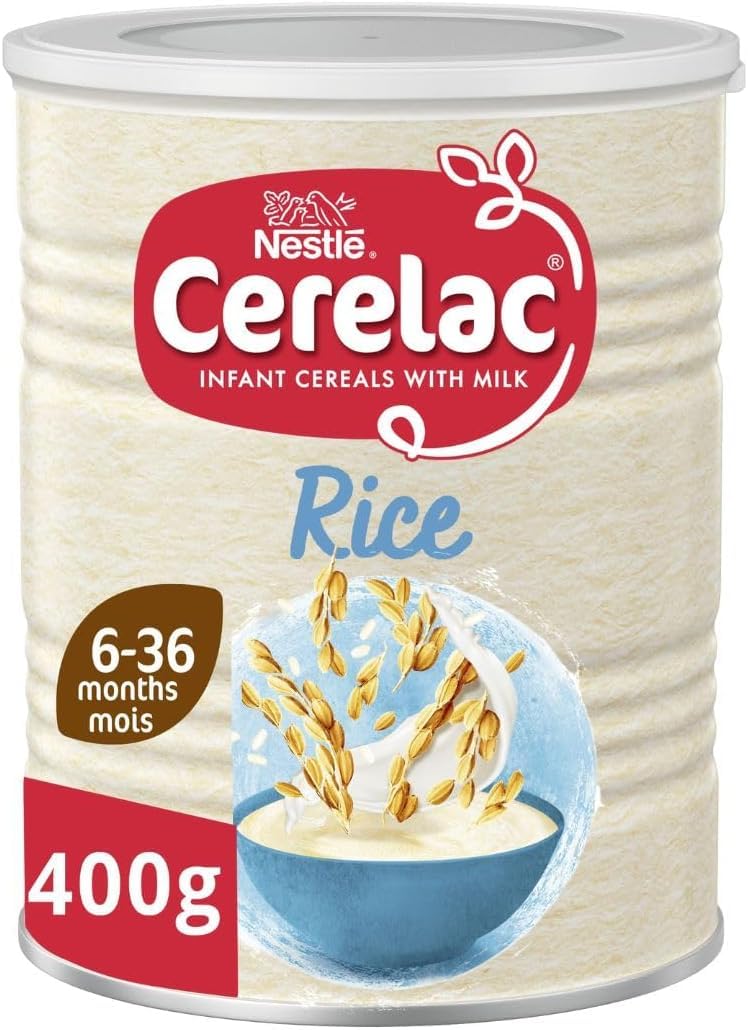 Cerelac Rice with Milk Infant Cereal, 6 months+, 400 g (Pack of 1)
