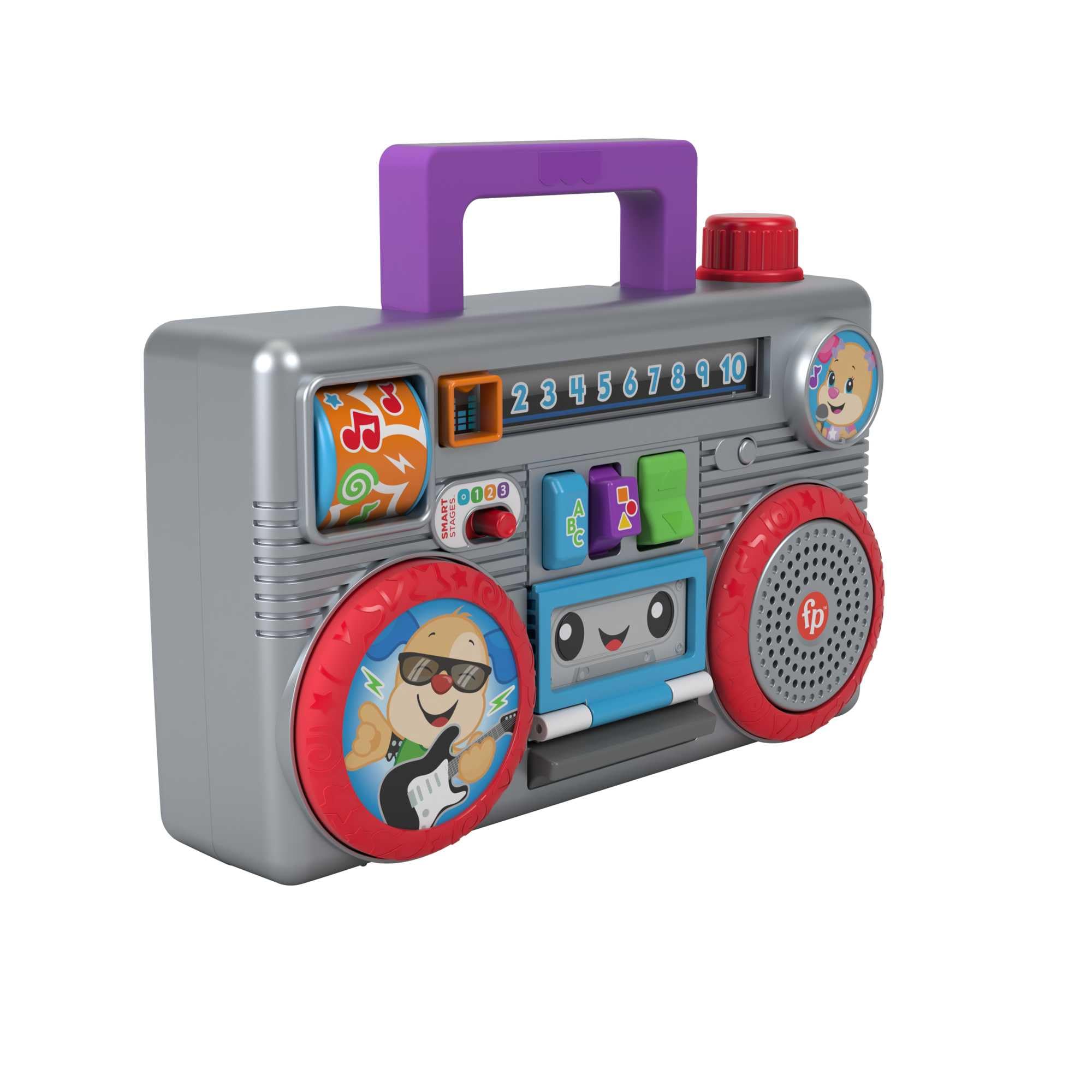 Fisher-Price Laugh & Learn Busy Boombox - Retro Musical Learning Toy for Ages 6-36 Months 12