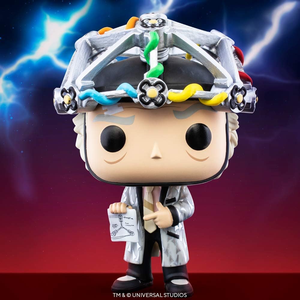 Funko Pop! Movies: Back to the Future - Doc w/Helmet Vinyl Figure (46914) 2
