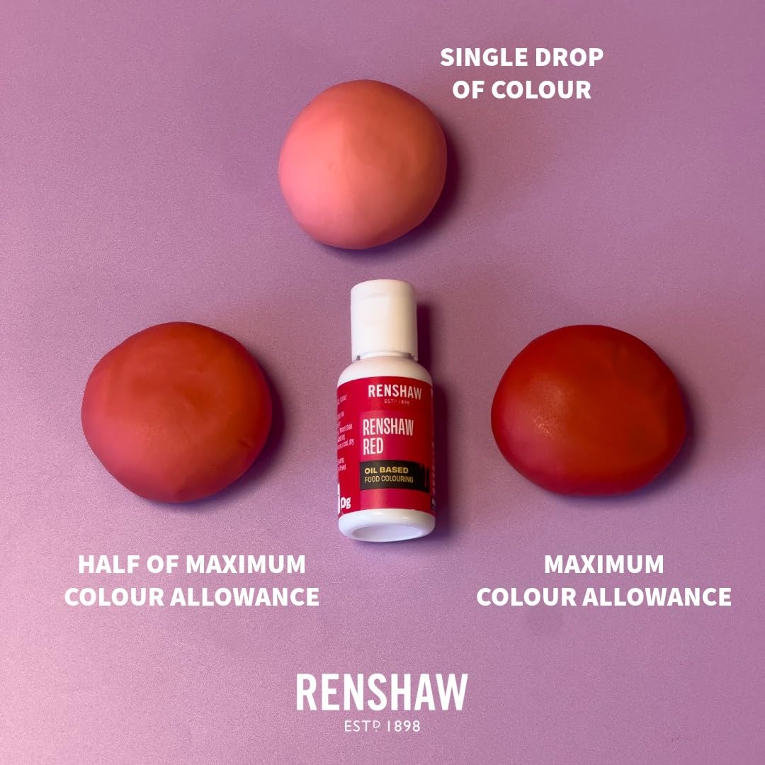 Renshaw Oil Based Food Colouring - Renshaw Red Gel | 20g 3
