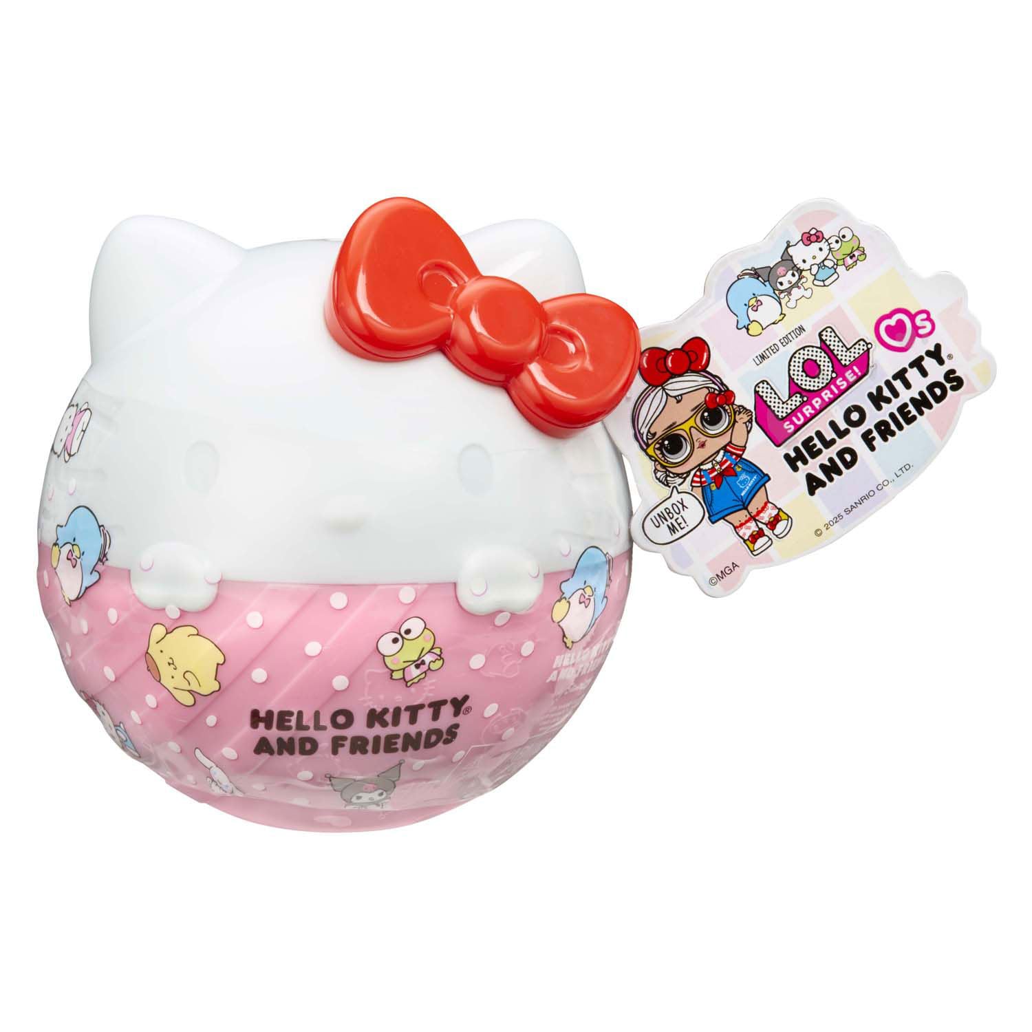 L.O.L. Surprise! Loves Hello Kitty and Friends Tots Doll - Limited Edition 4 Inch Figure | 7 Surprises 8