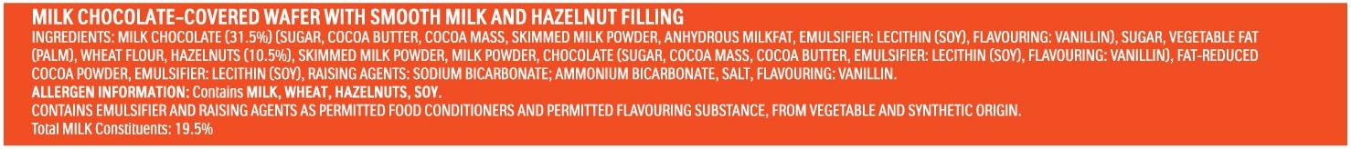 Kinder Bueno Milk Chocolate & Hazelnuts Multipack, 10 x 43g (430g) – Individually Wrapped Chocolate Bars with Crispy Wafer and Creamy Hazelnut Filling 6