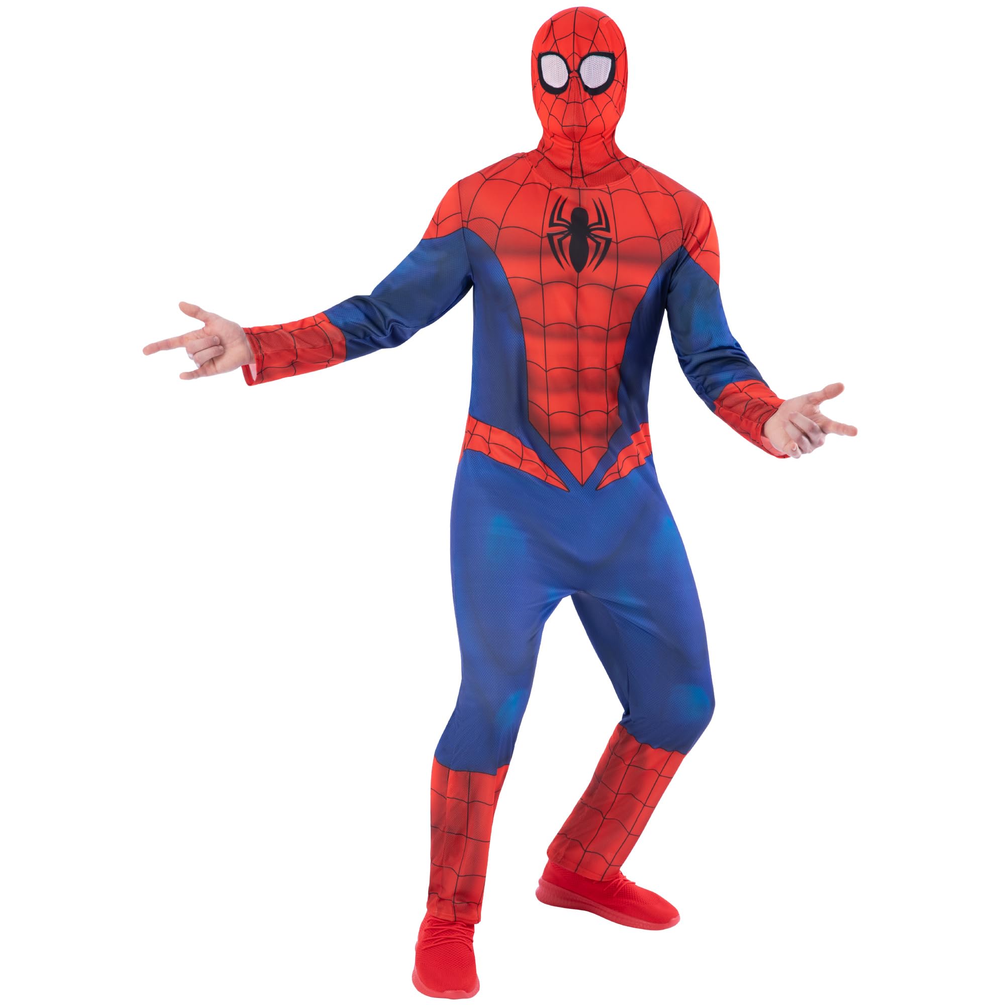 Rubies Spider-Man Classic Adult Costume - Jumpsuit & Mask, Size Small