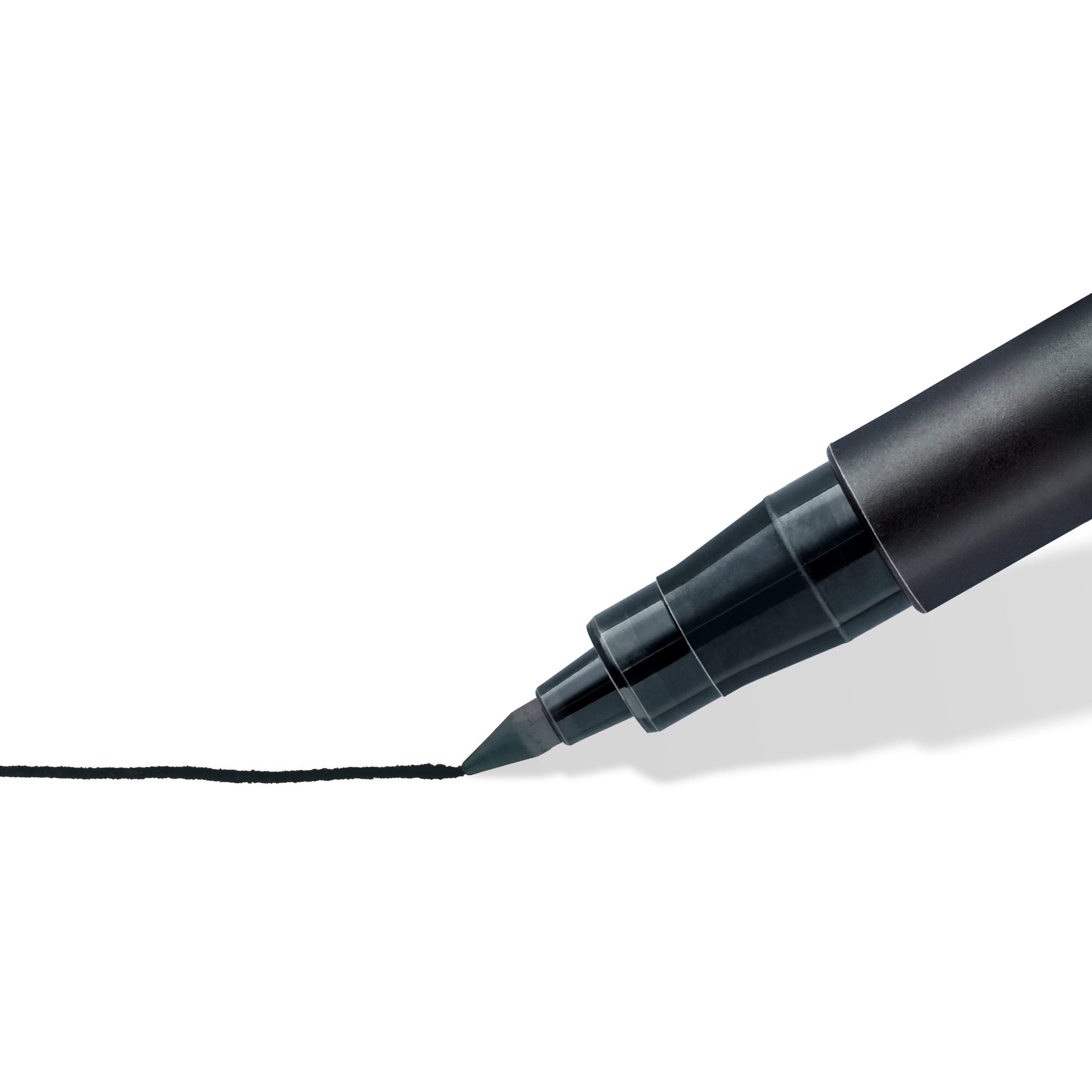 STAEDTLER Lumocolor Permanent Markers - Smudge-Proof & Waterproof | 5 Pack, Fine 0.6mm, Black 3