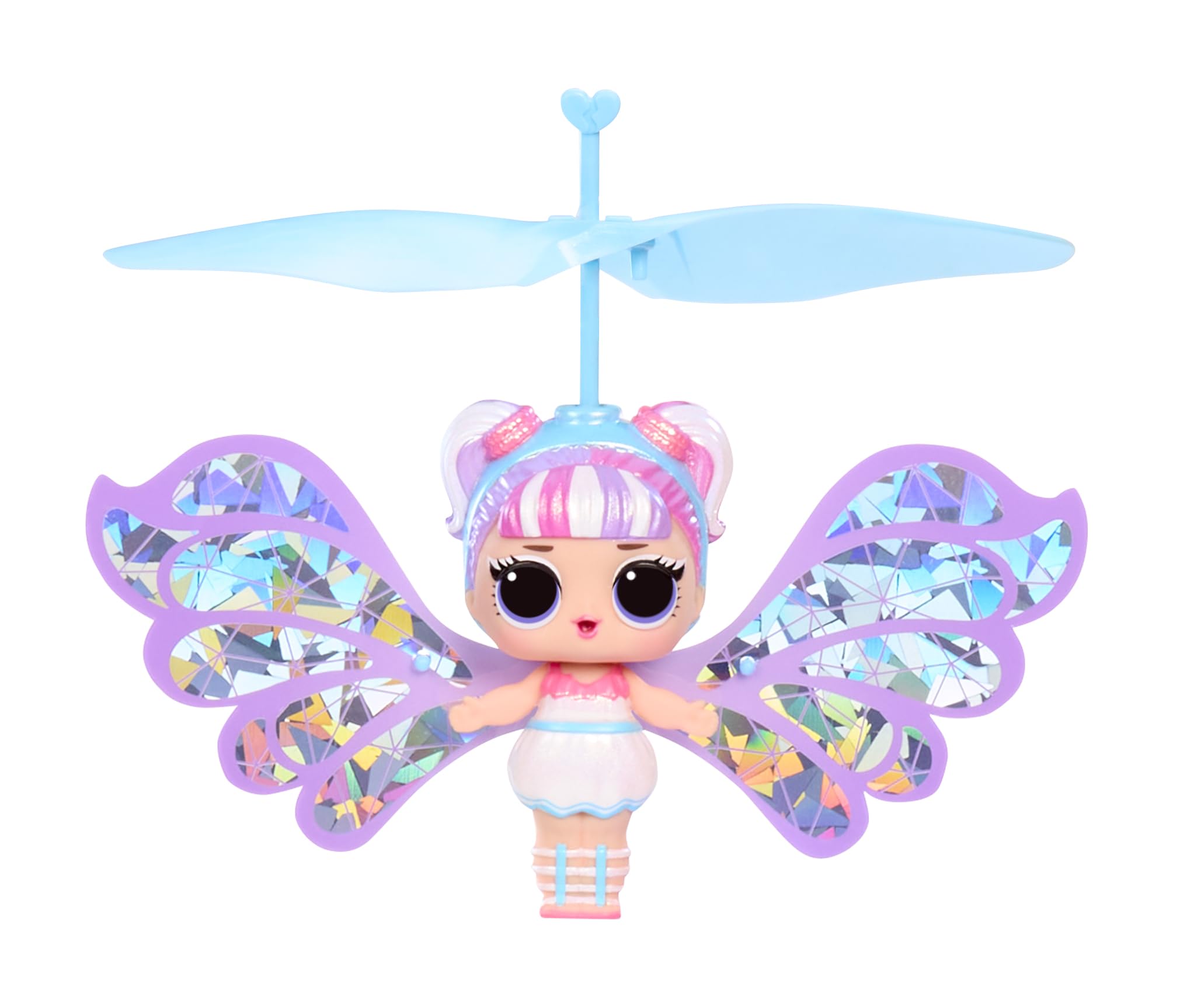L.O.L. Surprise! Magic Flyers Fairies Tots - Snowflake - Flying Fairy Doll with Magic Wand, Flower-Shaped Packaging, Collectible Playset for Kids 5