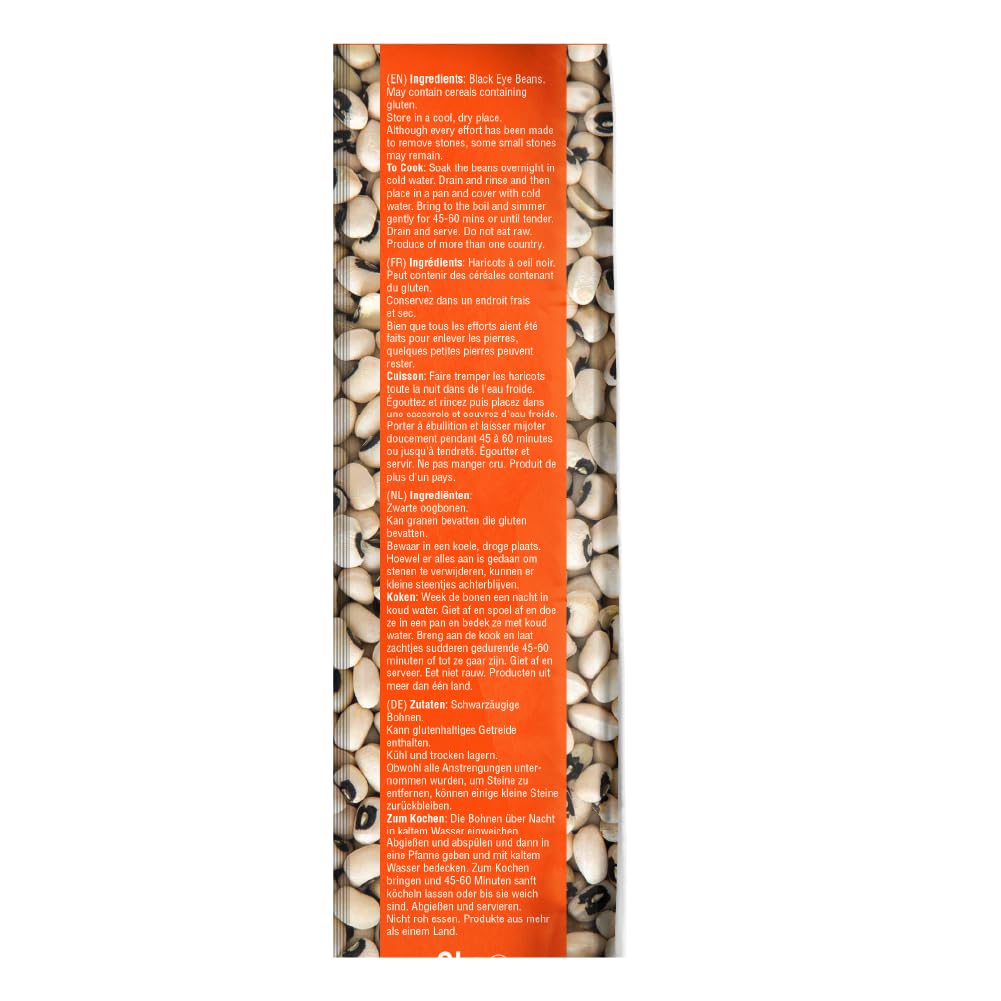 LAILA Black Eye Beans - Nutritious & Versatile Legumes | 2 kg Pack