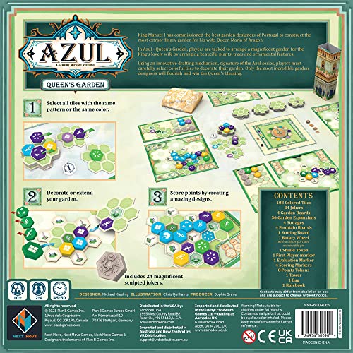 Azul Queen's Garden Board Game by Plan B Games 8