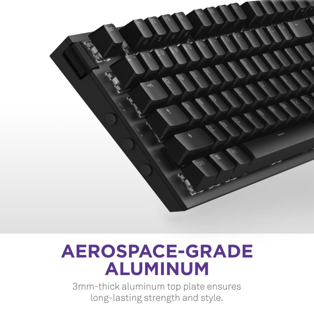 NZXT Function 2-2024 Full-Size Optical Gaming Keyboard | RGB Illuminated | Black 9