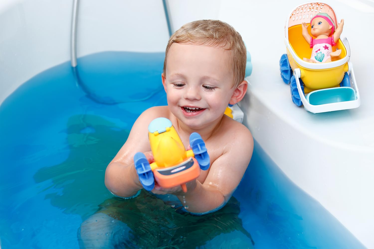 BABY born Splish Splash Surfing Berta - Interactive Bath Toy for Kids 1+ 8