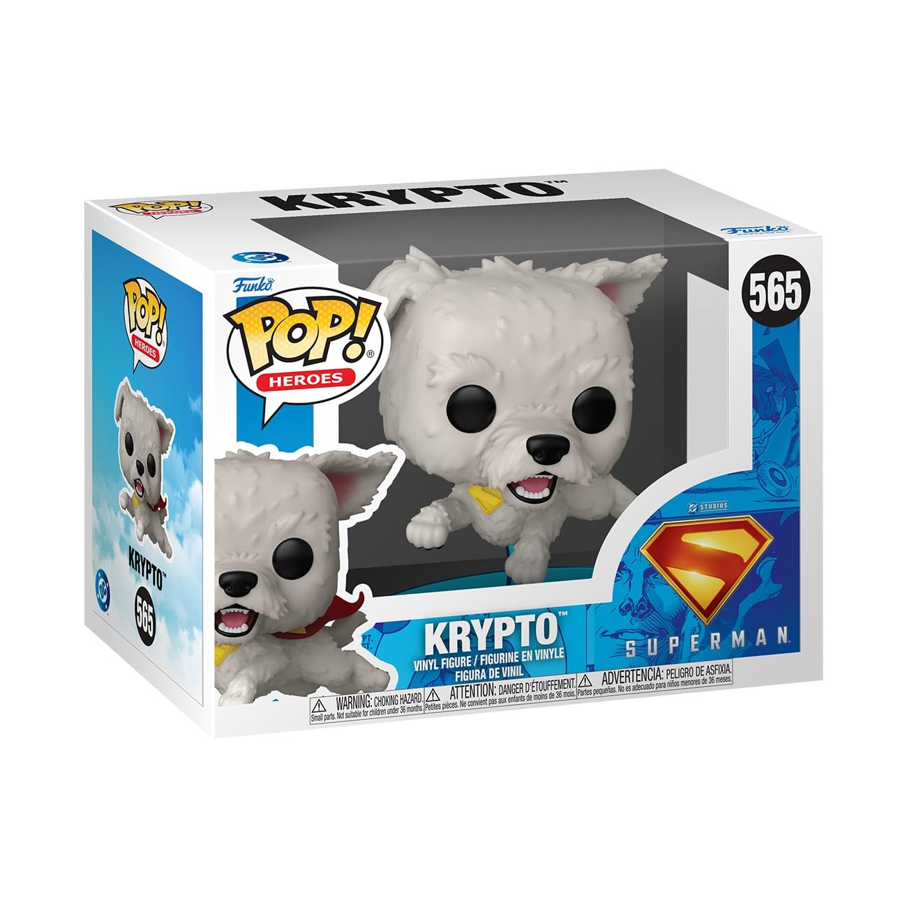 Funko Pop! Krypto (DC: Superman 2025) Collectible Vinyl Figure | 3.75 Inches | Model 85645 1