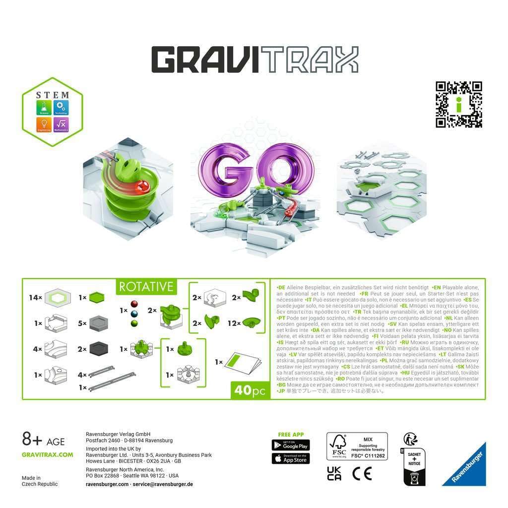 Ravensburger GraviTrax GO - STEM Marble Run Construction Set with Spiral Action Element 5