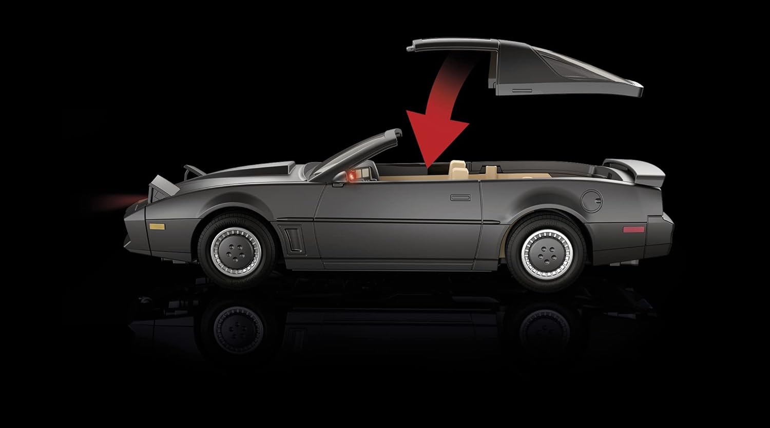 Playmobil 70924 Knight Rider - K.I.T.T. Car Playset with Light & Sound Features 5
