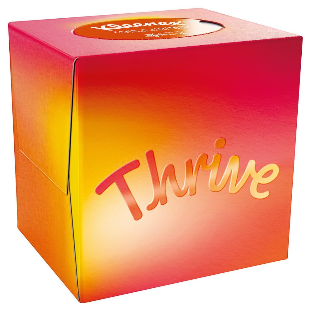 Kleenex Single Cube Tissue Box in aid of Mind | 48 Unscented Sheets | Multicolor 3
