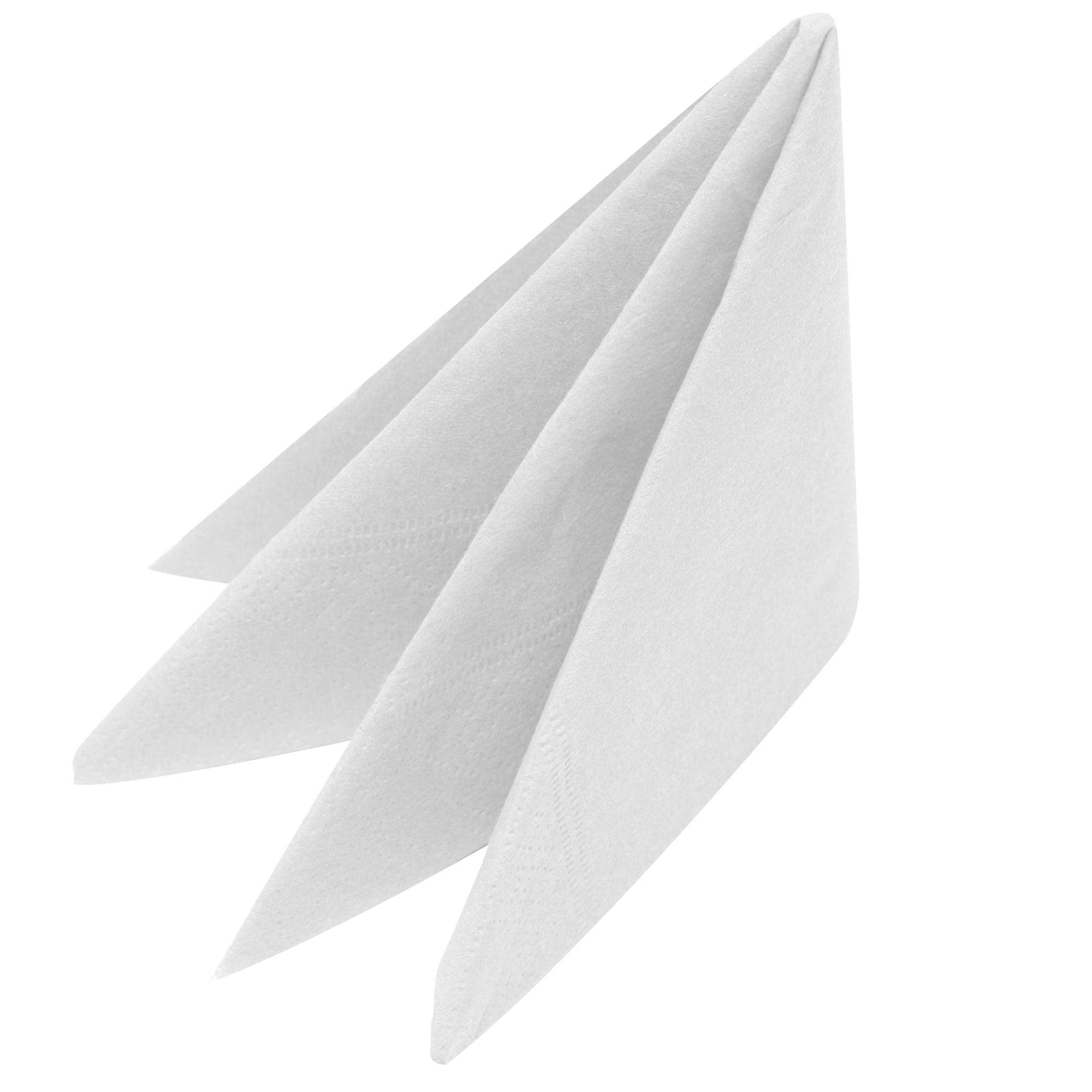Swantex 40cm 3-Ply White Napkins - Pack of 100 | Disposable Paper Napkins for Parties, Restaurants & Takeaways