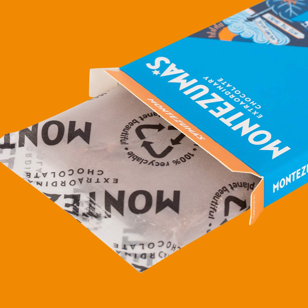 Montezuma - Darkside 51% Cocoa Dark Milk Chocolate Bar, Organic & Gluten-Free 7