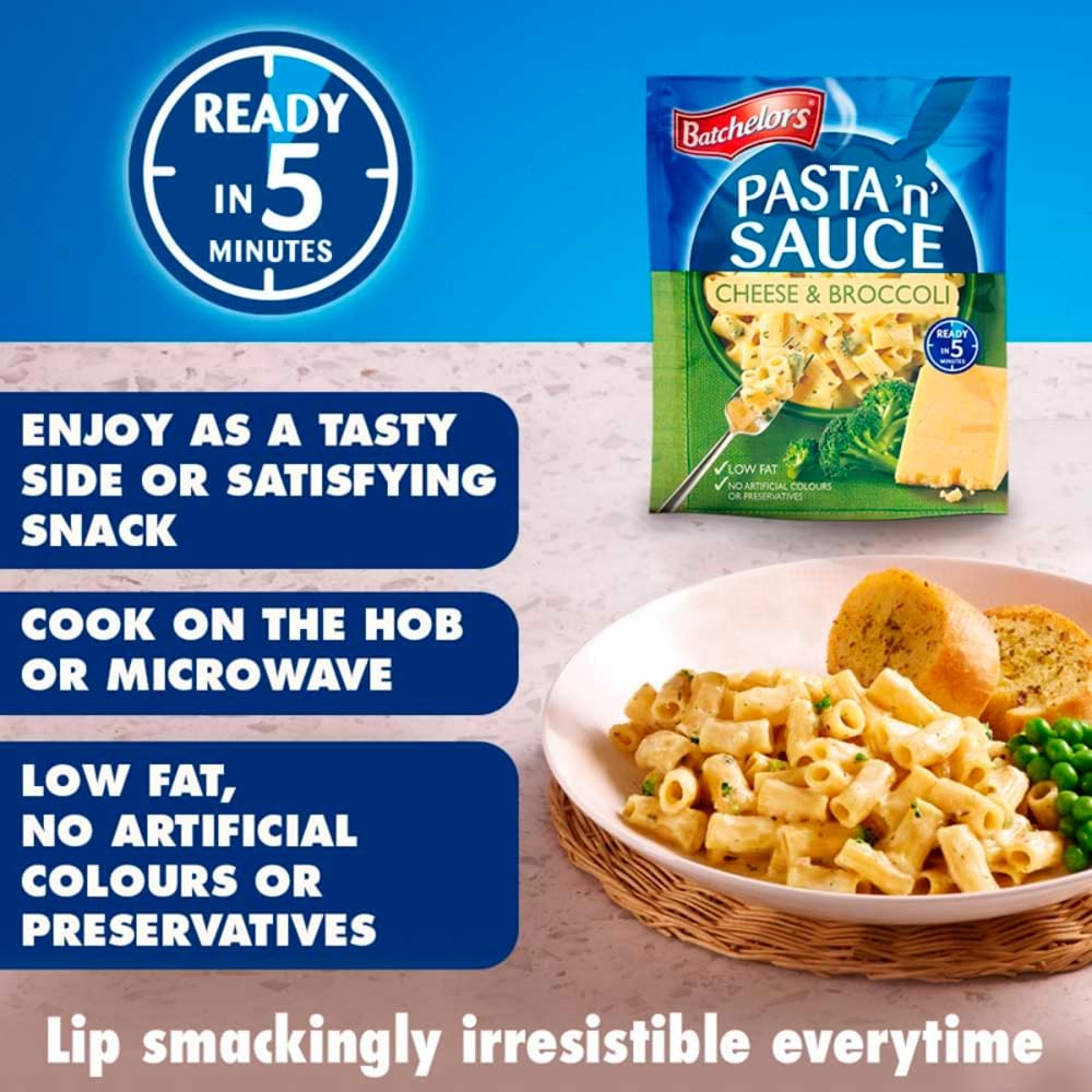 Batchelors - Pasta "n" Sauce Smoky Cheese & Pancetta Instant Pasta Ready Meal 5