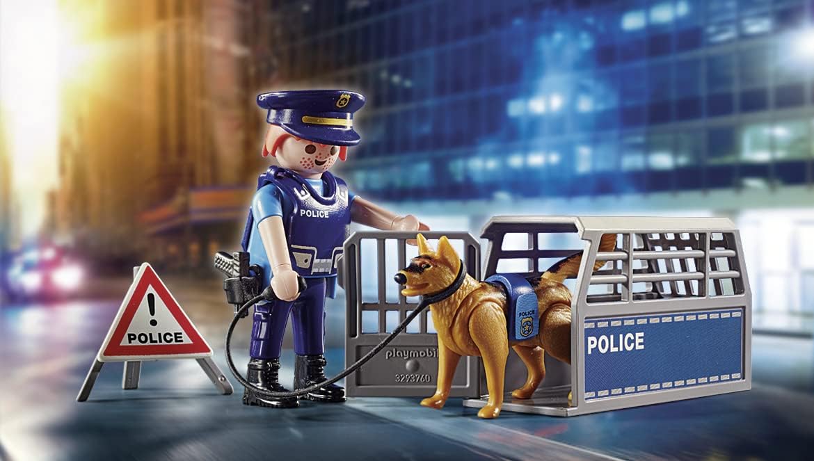 Playmobil 6878 City Action Police Roadblock Playset for Kids 5+ 4