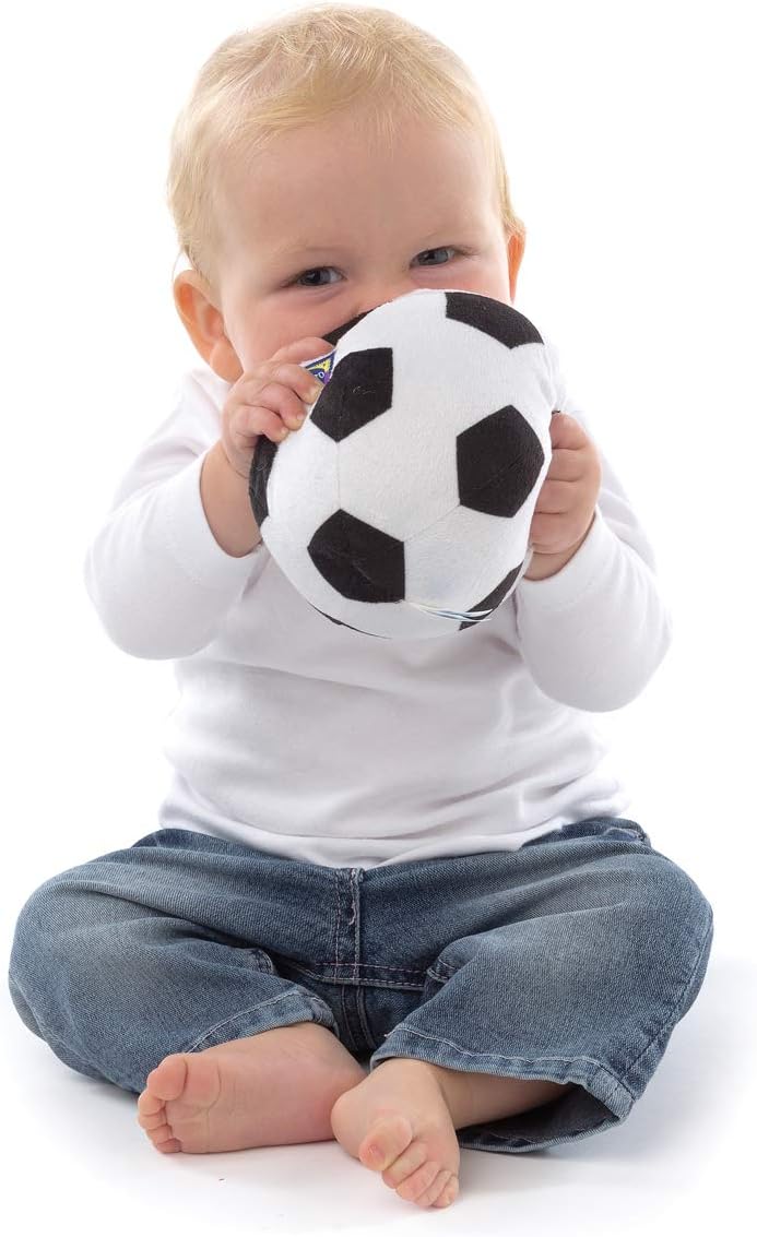Playgro My First Football - Soft Plush Rattle Ball for Babies 6 Months+ 3