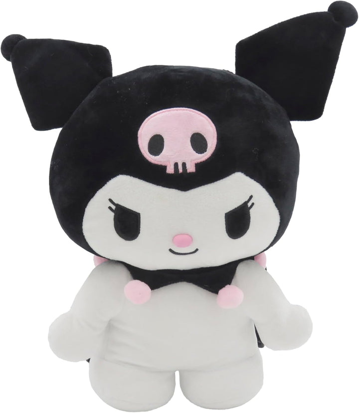 CyP Brands Hello Kitty & Kuromi 3D Plush Backpack (Black)