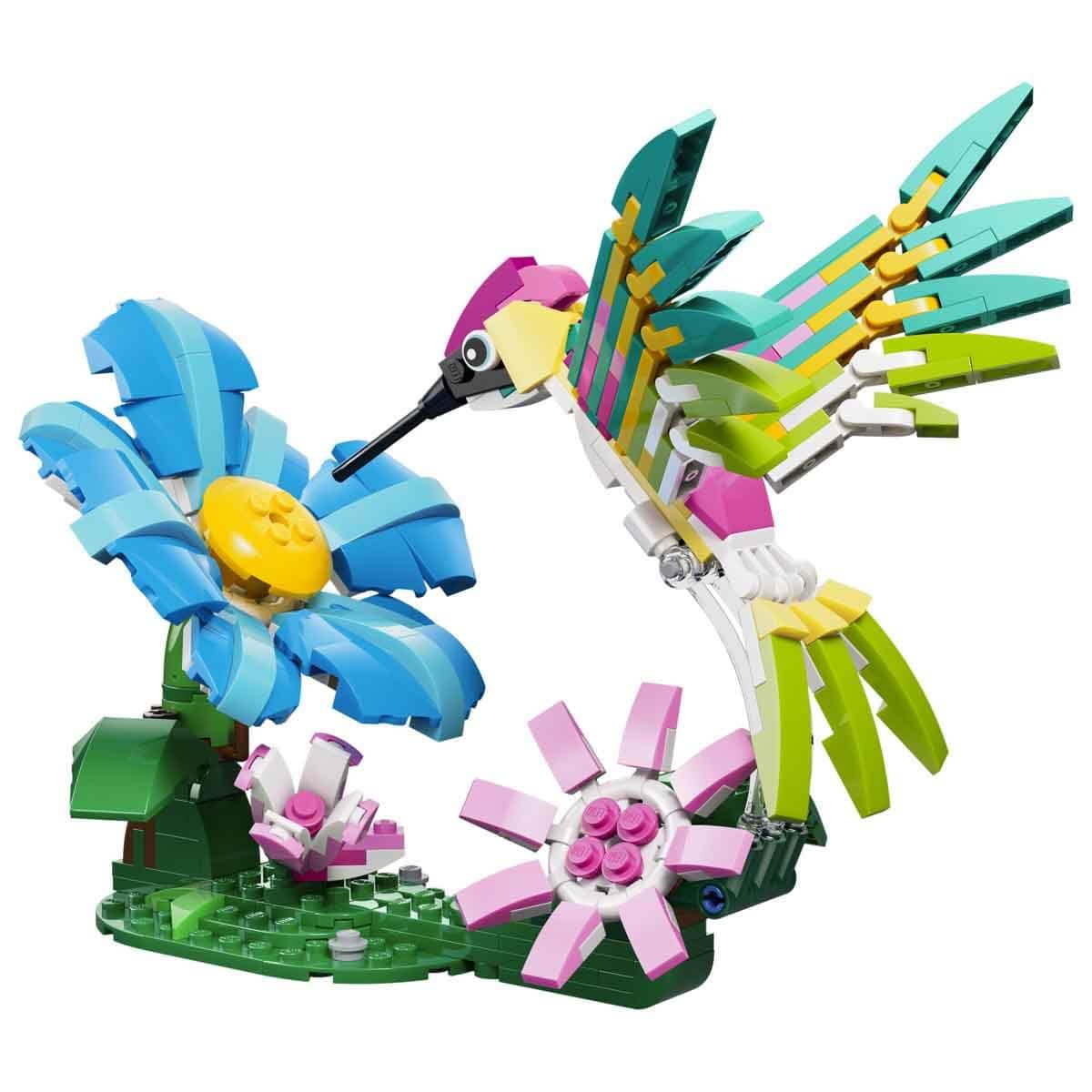 LEGO Creator 3in1 Wild Animals: Colourful Hummingbird Set 31384 | 3 Models in 1 | Ages 8+ 4