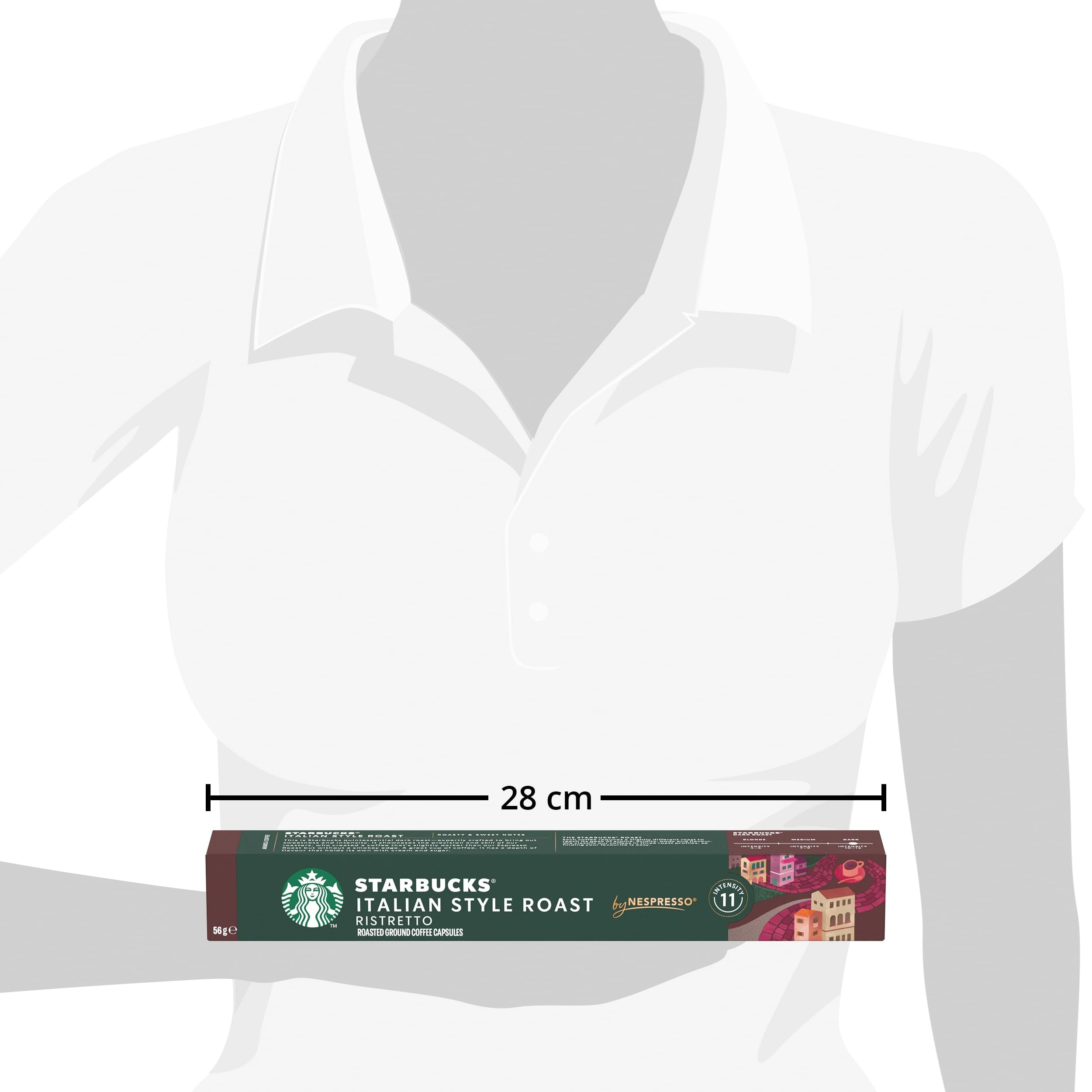 STARBUCKS Italian Style Roast by Nespresso, Dark Roast, 100% Arabica Coffee Capsules, 6-Pack 3