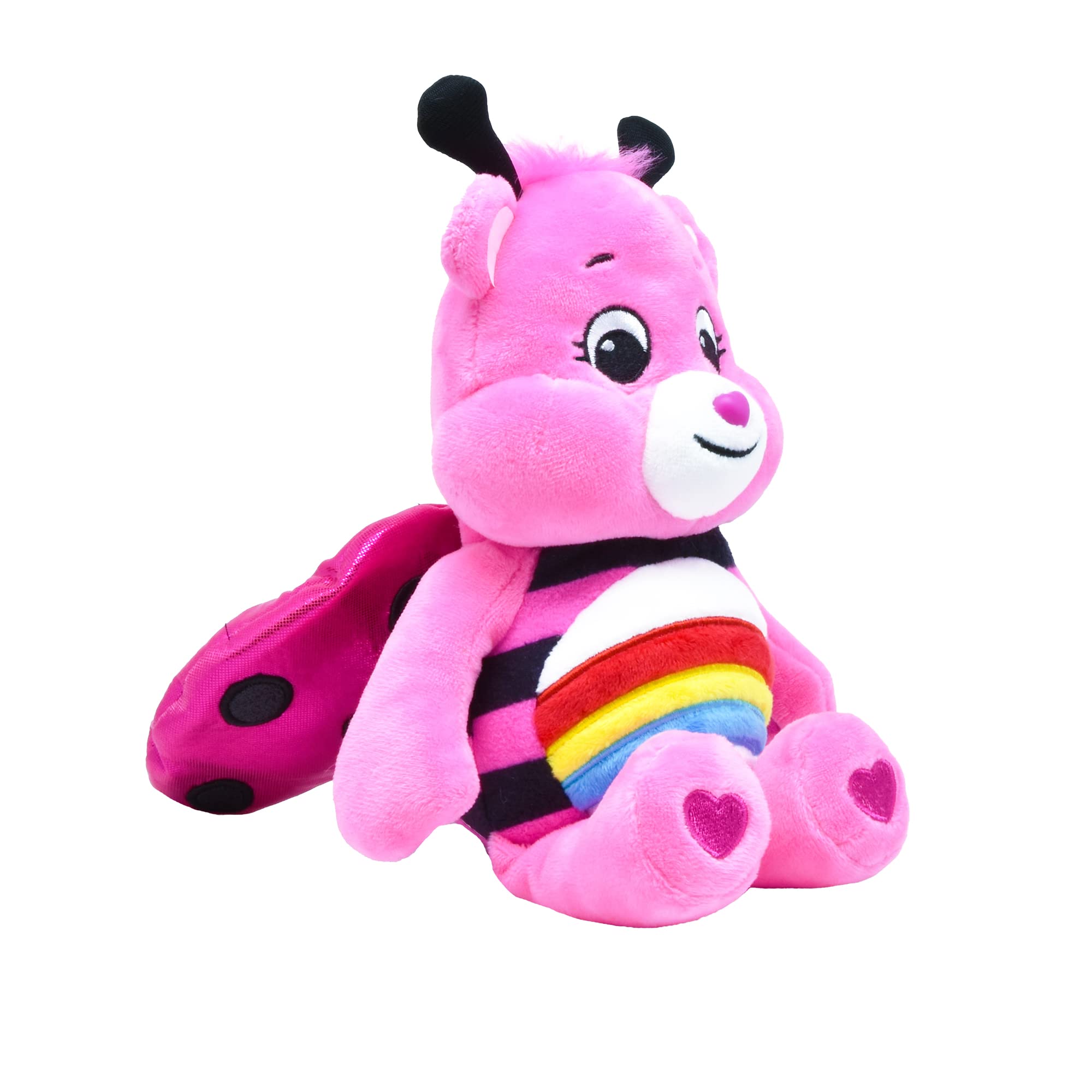 Care Bears Lady Bug Cheer Bear 9 Inch Bean Plush Collectable Toy for Ages 4+ 2