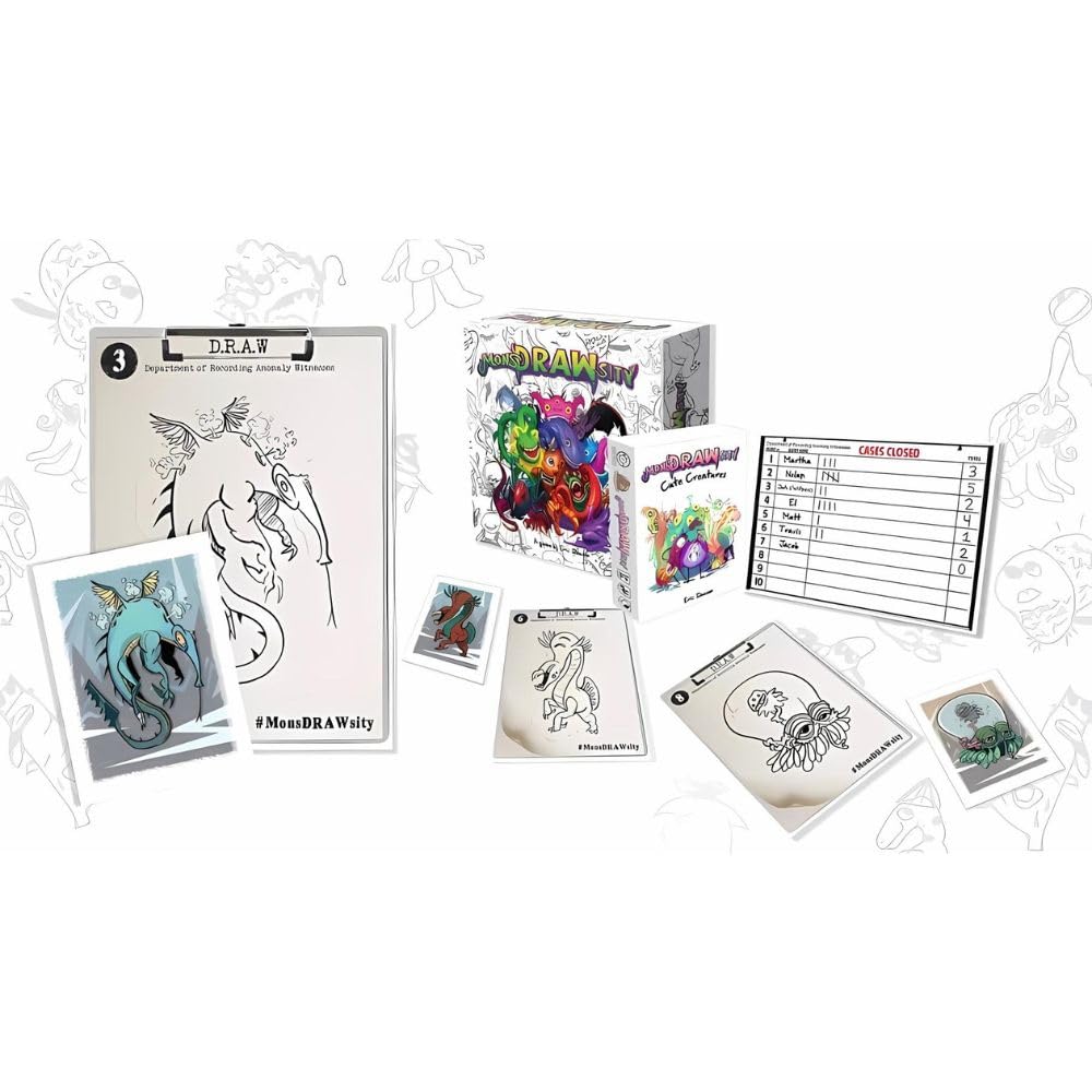 Deep Water Games MonsDRAWsity Drawing Party Game 3