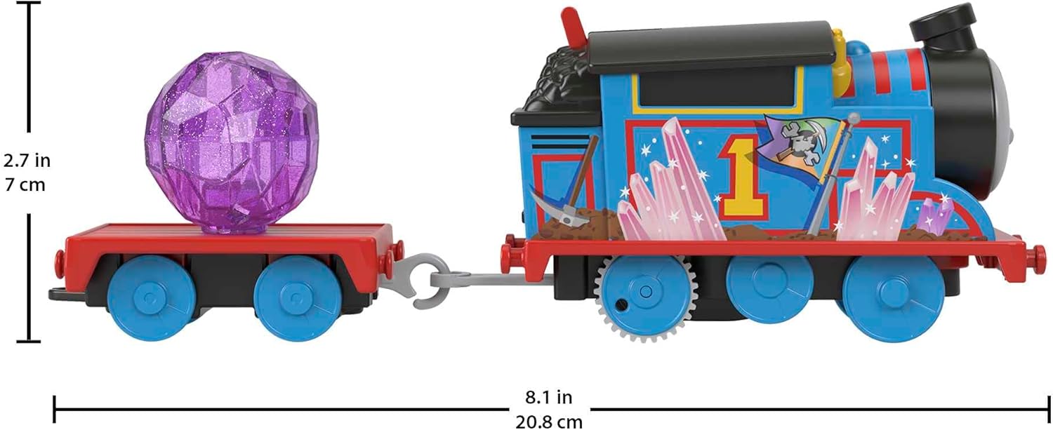 Fisher-Price Thomas and Friends Crystal Caves Adventure Train Set - Motorized Thomas Engine & Track Playset for Ages 3+