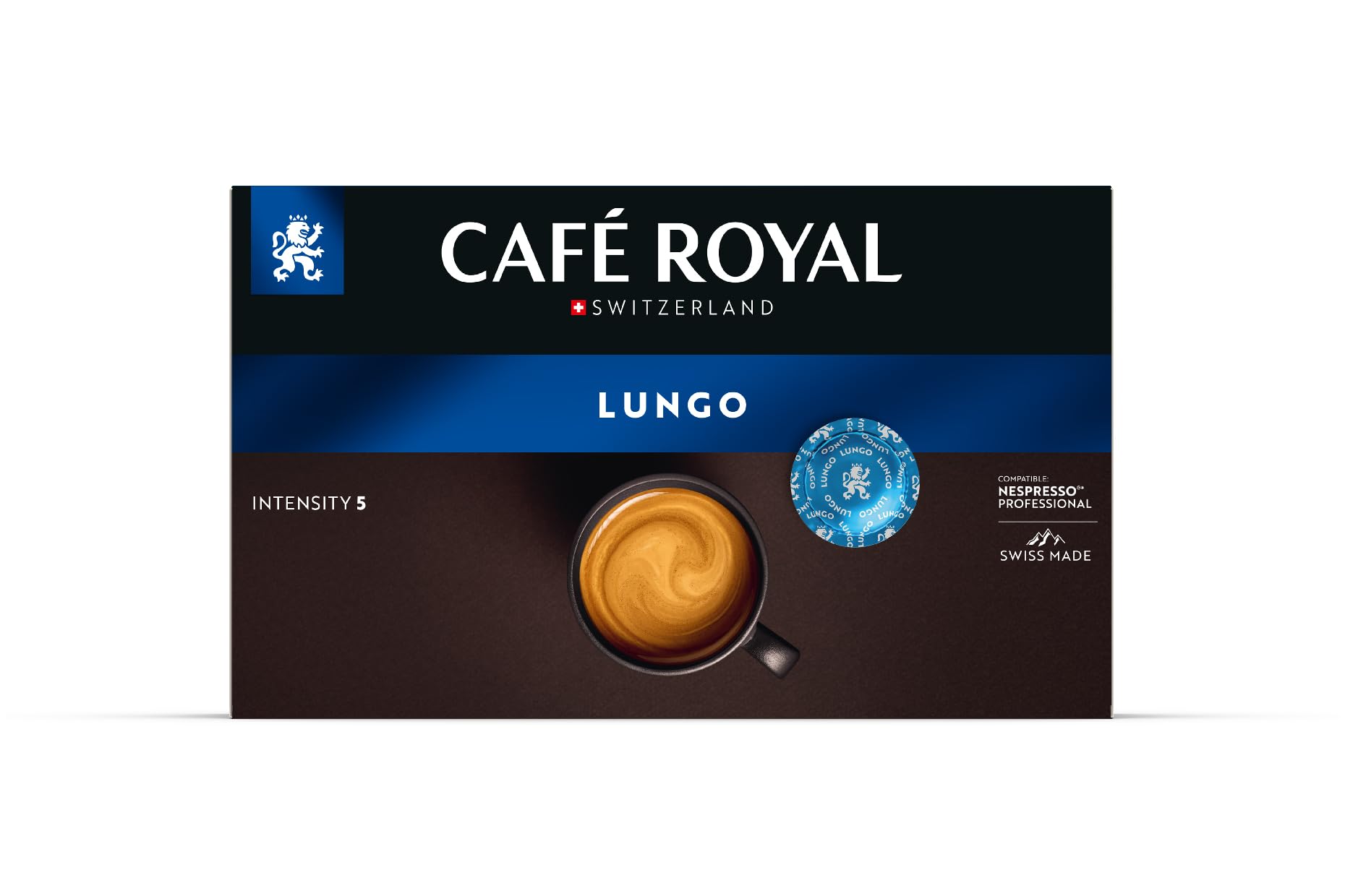 Café Royal Professional Pads, Lungo, 50 Pads – 100 % Arabica, UTZ-zertifiziert, kompatibel mit Nespresso Professional Maschinen 6