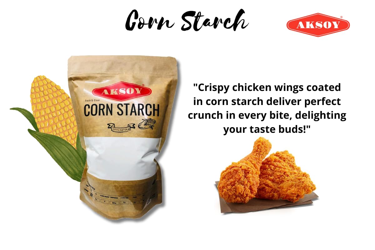 Aksoy - Corn Starch 1.5KG | Pure, Finely Ground, Gluten-Free Thickening Agent for Cooking & Baking 8