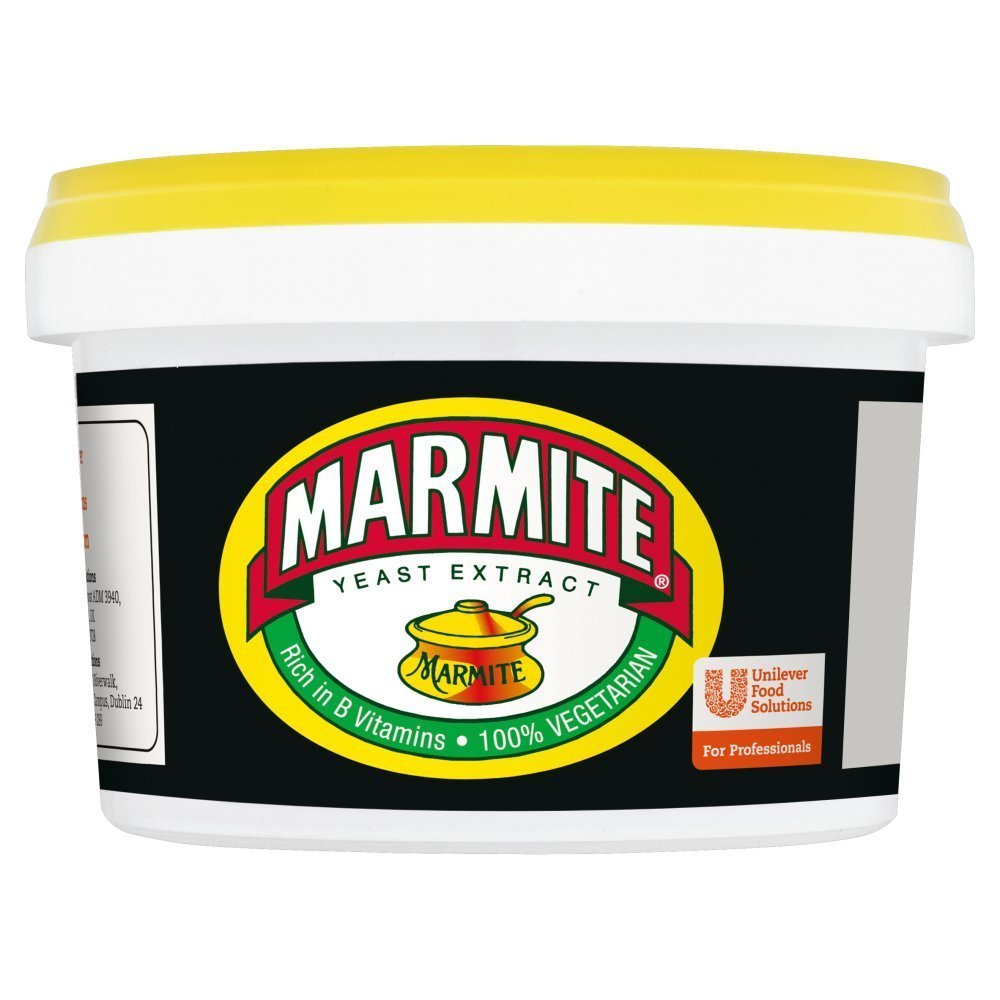 Marmite Yeast Extract Spread - Vegan, Savoury B Vitamin Fortified | 6 x 600g Tubs