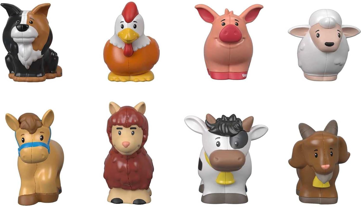 Fisher-Price Little People Farm Animal Friends - 8-Piece Toddler Play Set for Ages 1-5 4