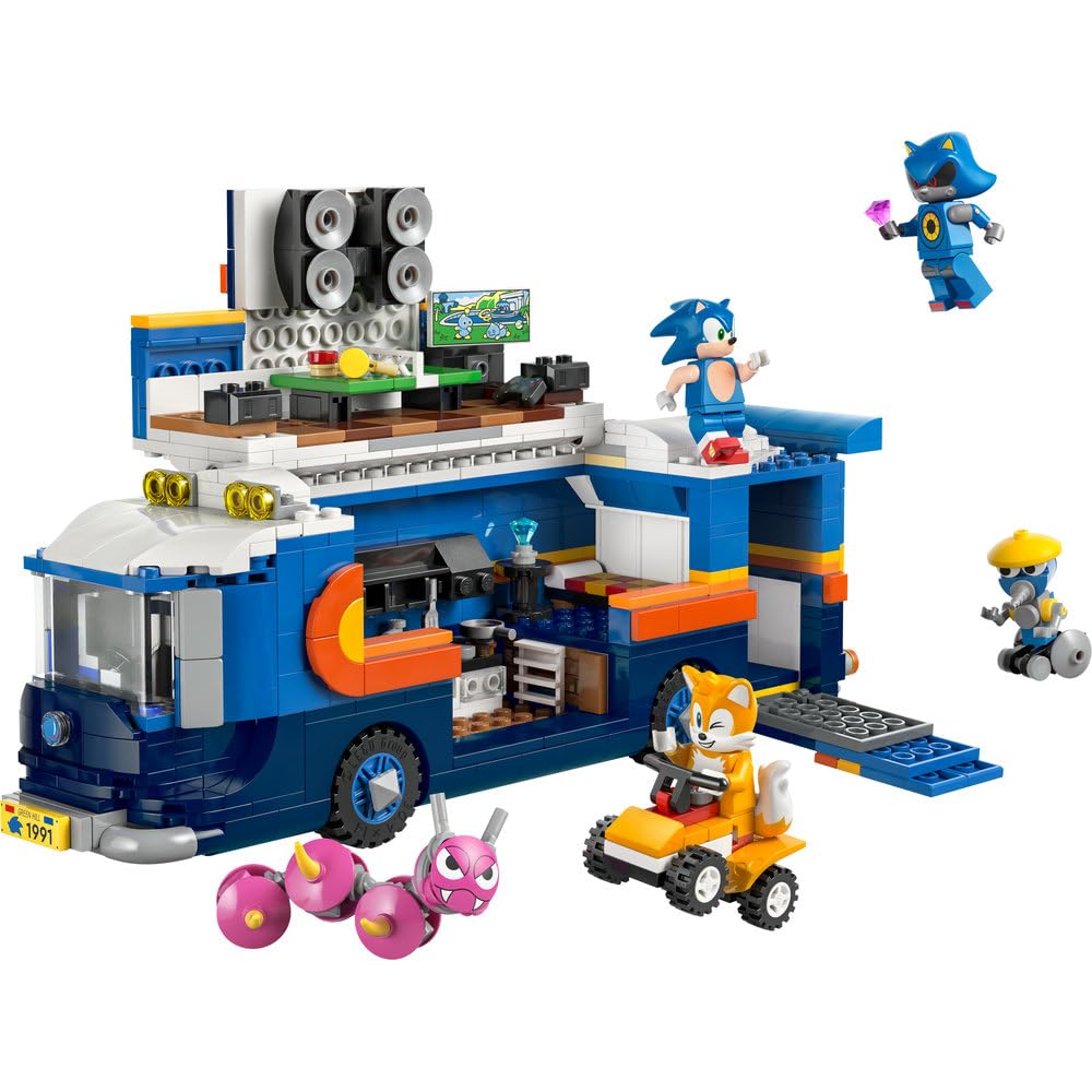 LEGO Sonic the Hedgehog Team Sonic Command Truck Toy - Building Set for Ages 8+