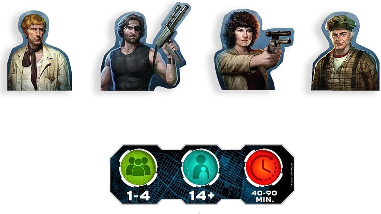 Pendragon Studios Escape from New York: The Board Game - Hero Strategy Board Game