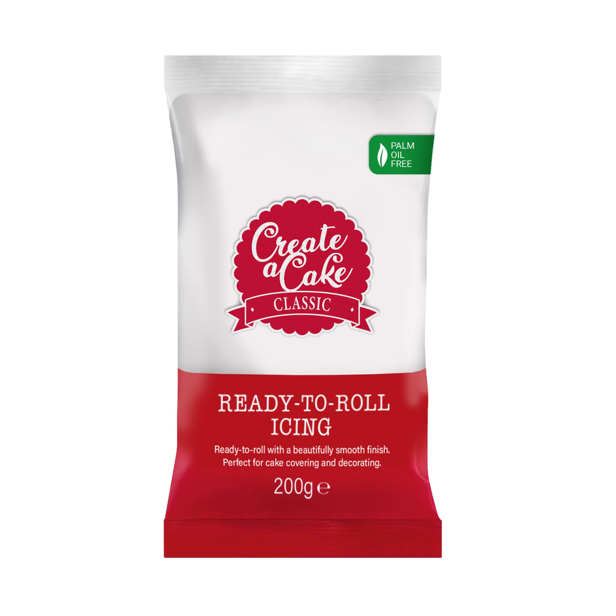 Create A Cake - Ready to Roll Icing White Fondant Sugar Paste 200g
