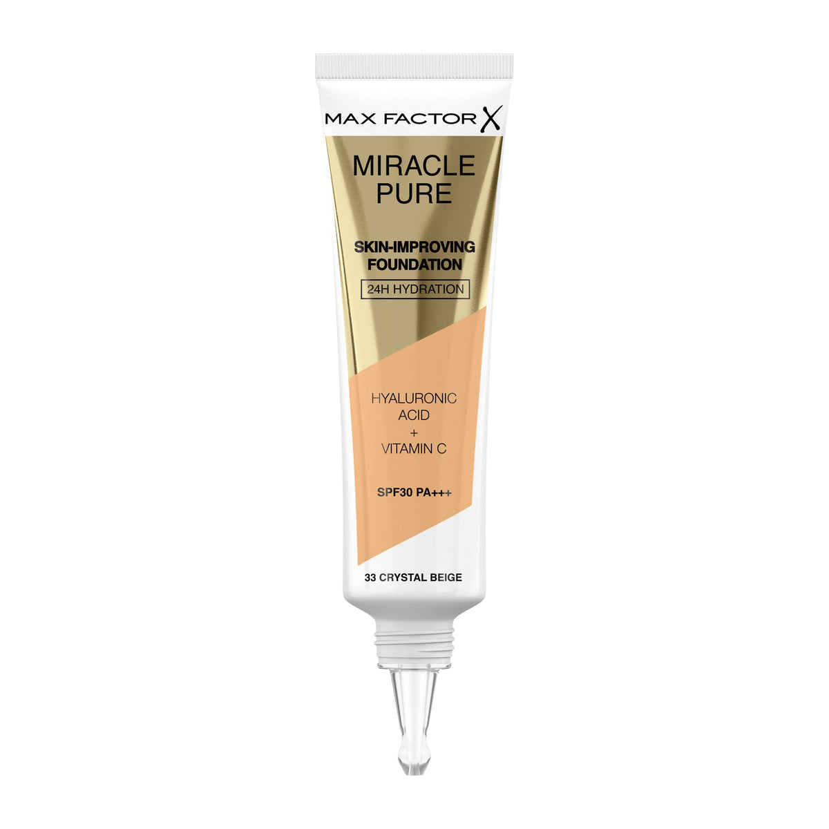Max Factor Miracle Pure Foundation - Crystal Beige 33, SPF 30