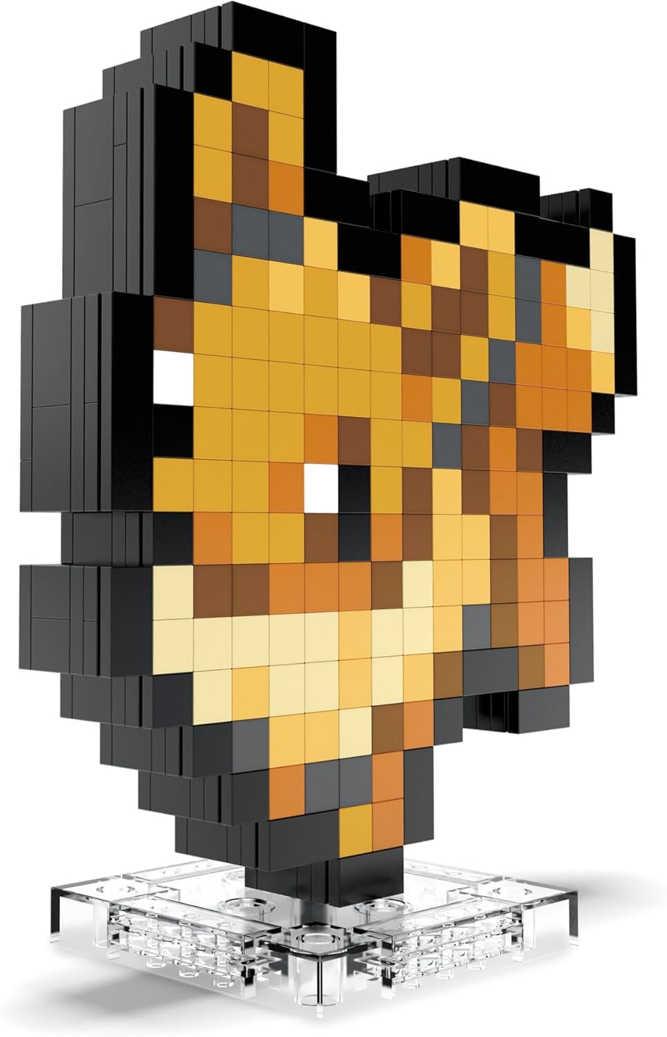 MEGA Pokémon Eevee Building Set - 323-Piece Pixel Art Action Figure for Adult Collectors