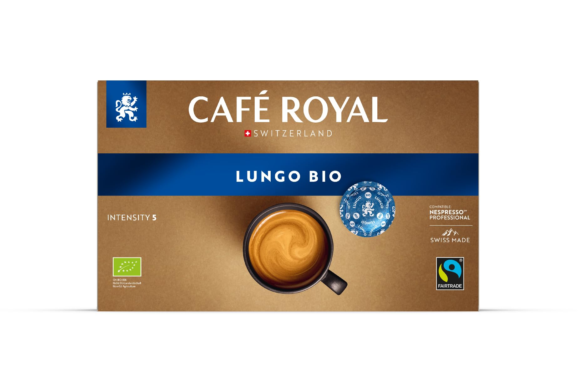 Café Royal Professional Pads, Bio Lungo, 50 Pads für Nespresso Professional Maschinen 7