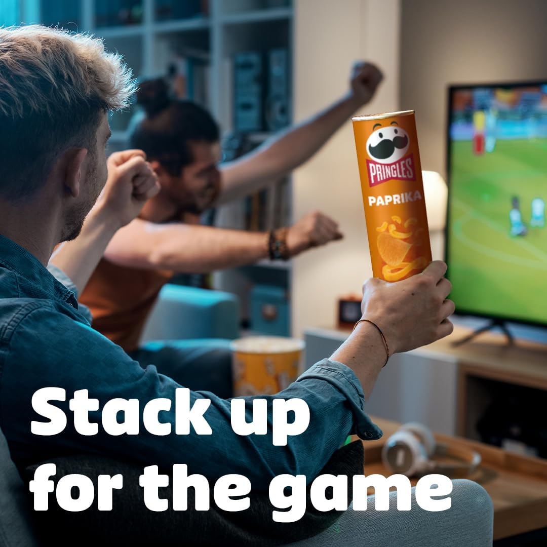 Pringles Paprika Crisps 185g 3