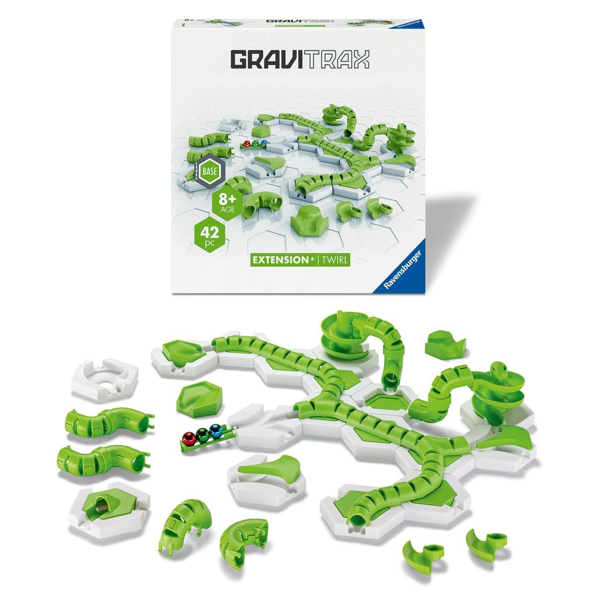 Ravensburger GraviTrax Twirl Expansion Set | 35 Pieces | STEM Toy for Ages 8+