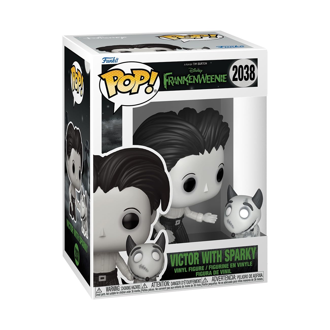 Funko Pop! Animation - Frankenweenie With V Vinyl Figure (86153)