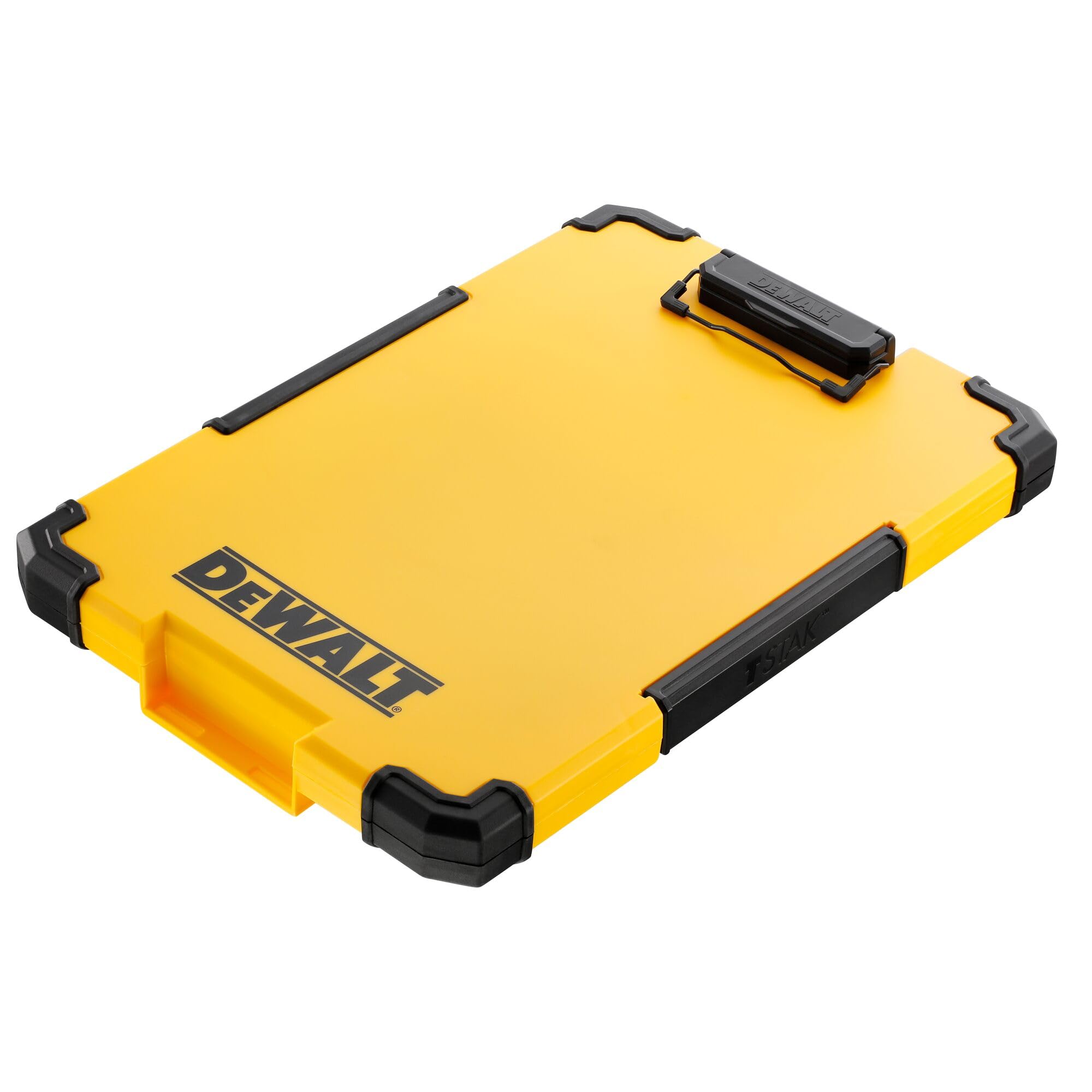 DEWALT TSTAK Clipboard with Dual Storage and Integrated LED Light | Plastic/Metal | Multi Color 1