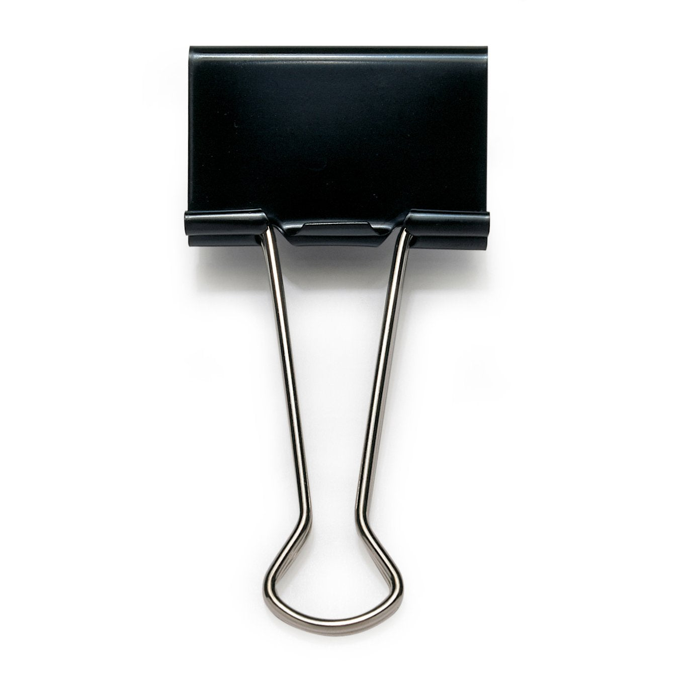 RAPESCO FBC500B1 Foldback Clips - 50mm Capacity, Black, Pack of 10 | Tempered Steel