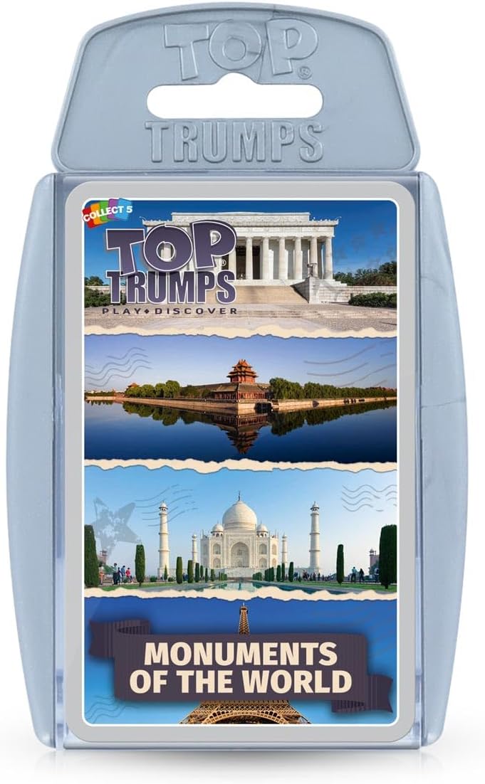 Top Trumps Monuments of the World Card Game