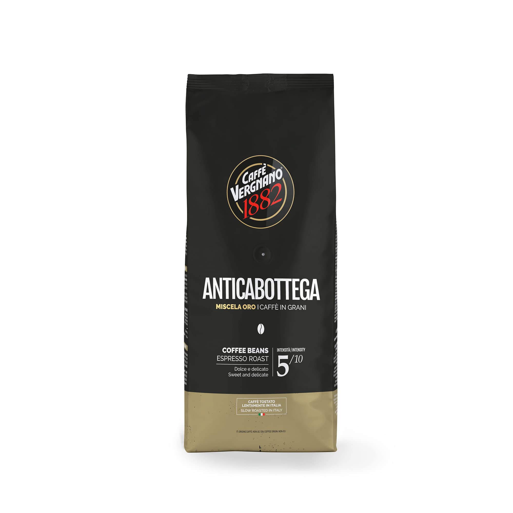 Caffè Vergnano 1882 Antica Bottega Oro Whole Bean Coffee 1 kg