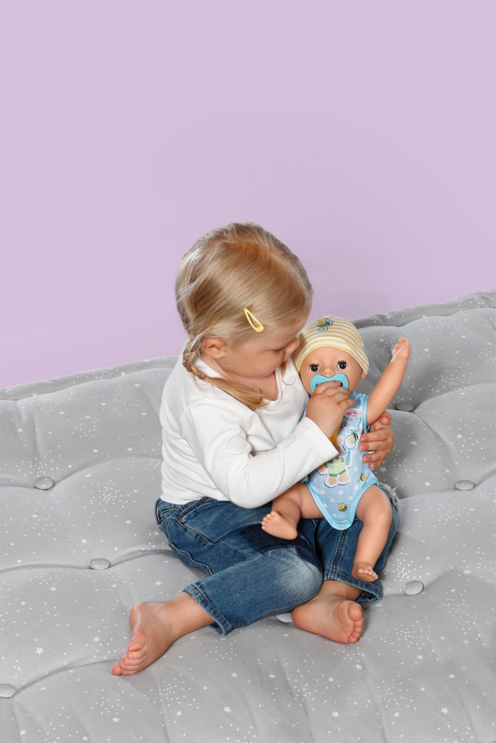 BABY born Little Magic Boy 835340 - 36cm Interactive Doll with 7 Lifelike Functions 4
