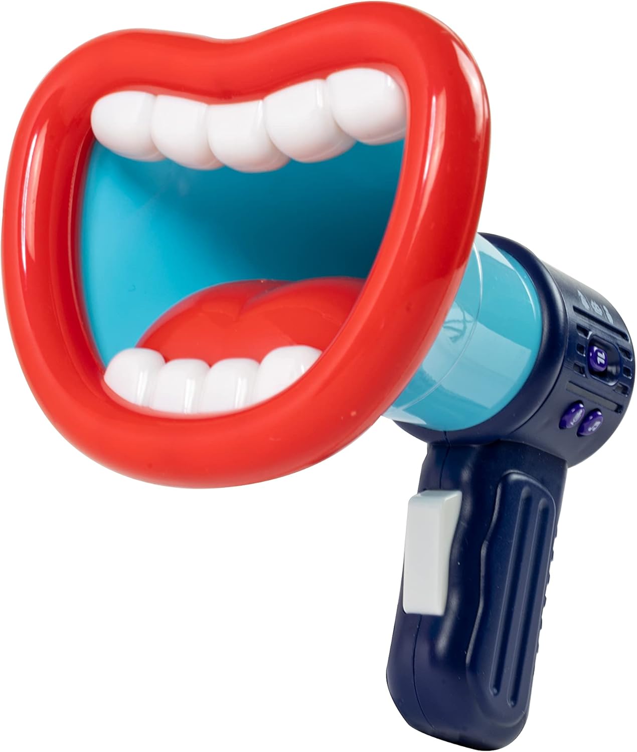 Loudmouth Electronic Voice Changer - 3 Voice Modes & Record Function, Red White and Blue