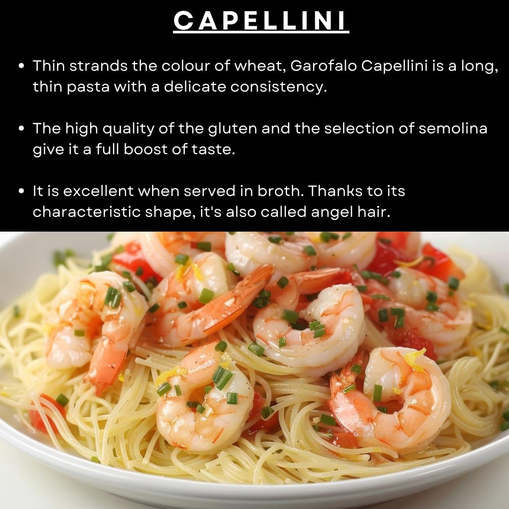 Garofalo Angel Hair Capellini Italian Dried Pasta, 500g 3