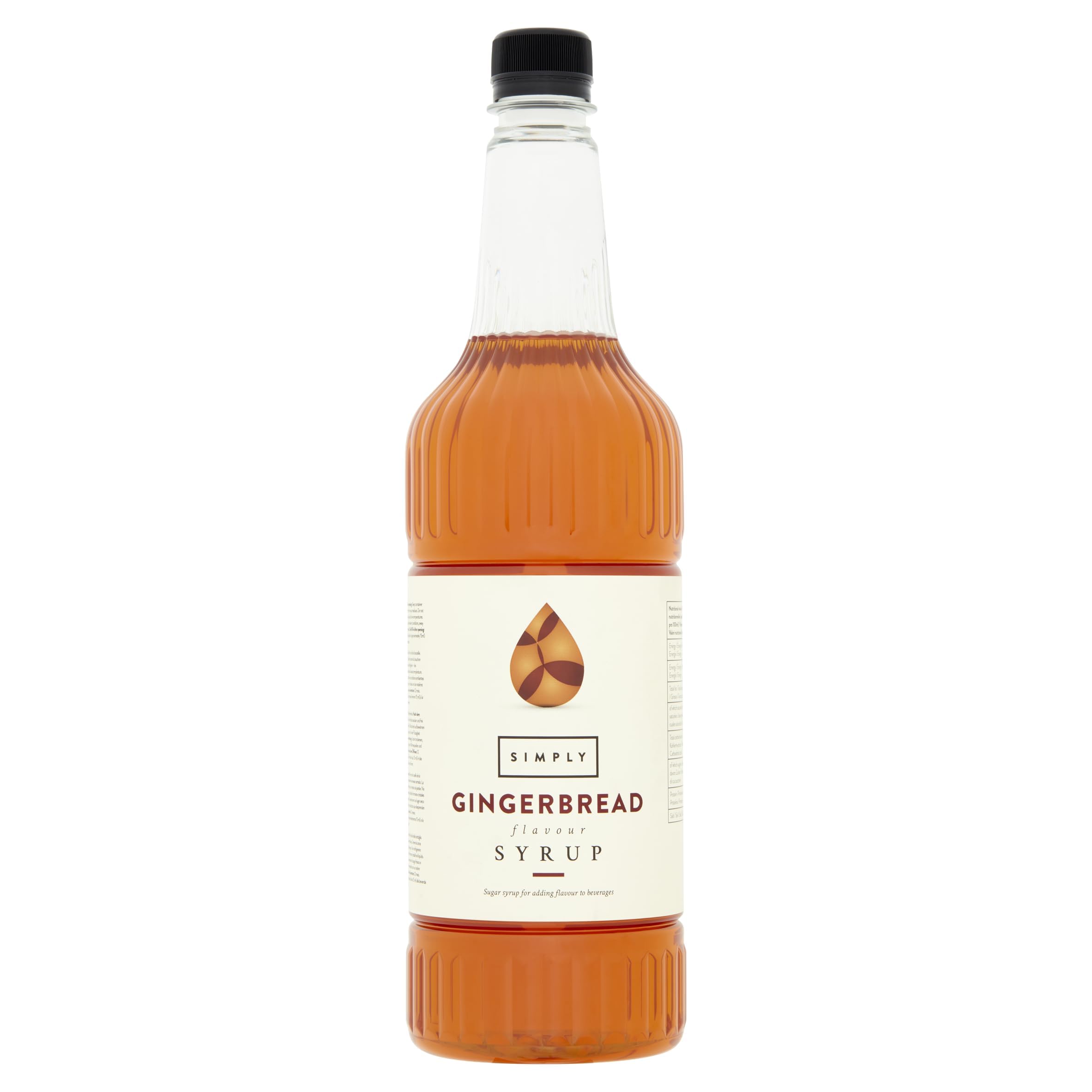 Simply Gingerbread Syrup - Warming Ginger & Cinnamon Flavor | 1 Litre Liquid 1